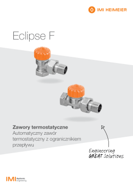 Eclipse F - IMI Hydronic Engineering