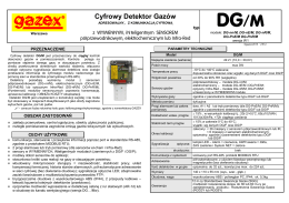 DG/M detektory adresowalne (RS485)