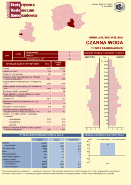 CZARNA WODA - Urząd Statystyczny w Gdańsku