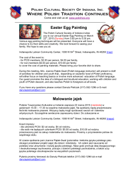 Easter Egg Painting Malowanie jajek