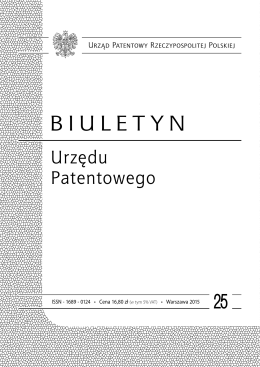 bup25_2015 - Wyszukiwarka Urzędu Patentowego