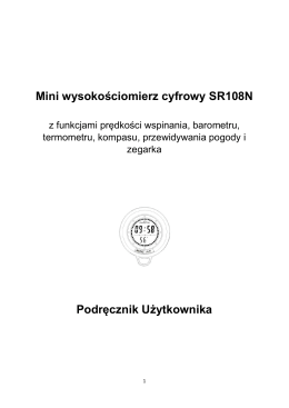 SR108N Instrukcja w języku Polskim