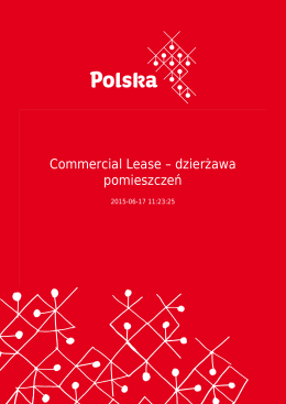 Commercial Lease – dzierżawa pomieszczeń