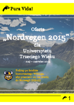 Szczegółowy program wycieczki do Norwegii