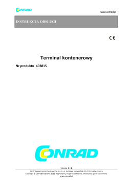 Terminal kontenerowy - produktinfo.conrad.com