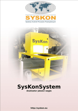 SysKonSystem - Systemy Kontroli Procesów Przemysłowych