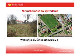 prospekt informacyjny_Wilkowice _Święciechowska
