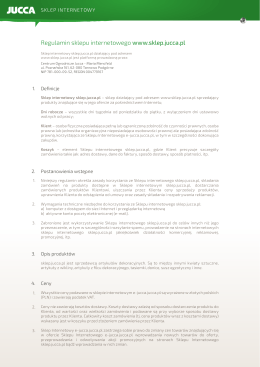 pdf Regulamin sklepu jucca.pl