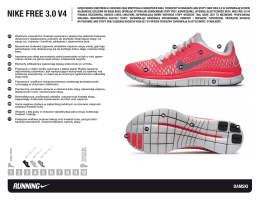 Informacje techniczne o Nike Free 3.0 V4