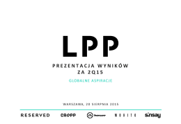 LPP prezentacja 2Q15