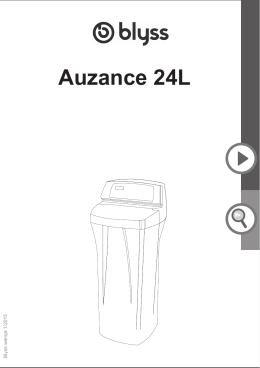 Manual Blyss Auzance 24L - Dziękujemy za zakup zmiękczacza do