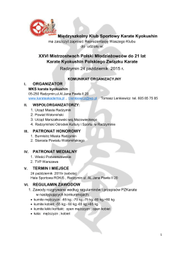 Międzyszkolny Klub Sportowy Karate Kyokushin XXVI Mistrzostwach