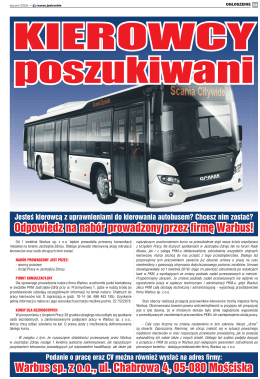 Warbus sp. z o.o., ul. Chabrowa 4, 05-080 Mościska