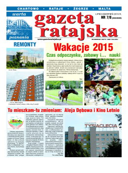 Wakacje 2015 - Gazeta ratajska