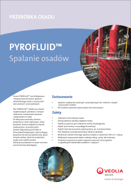 Pyrofluid - Veolia Water Technologies, Polska