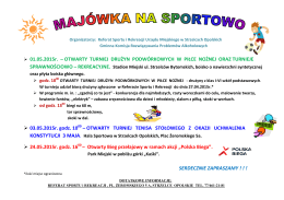 Majówka na sportowo