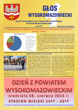 maj 2015 - Starostwo Powiatowe w Wysokiem Mazowieckiem