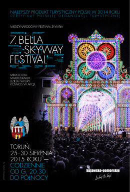 the programme of Bella Skyway Festival 2015 in PDF