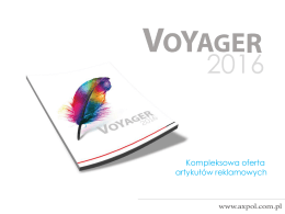 Oferta na katalog Voyager 2016