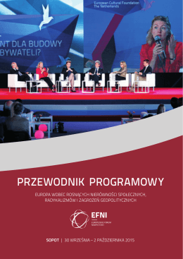 EFNI 2015 – Przewodnik Programowy