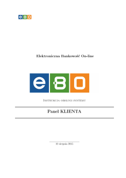 Instrukcja obsługi systemu EBO