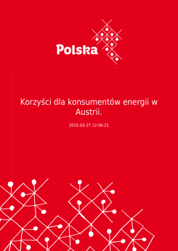 Korzyści dla konsumentów energii w Austrii.