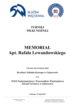 Memoriał kpt. Rafała Lewandowskiego