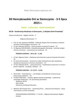 Program_XII_HenrykowskieDni_17czerwca2015