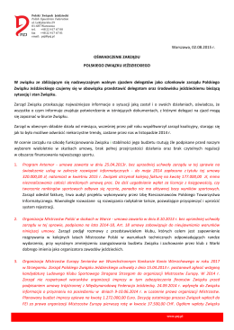 Oświadczenie Zarządu Polskiego Związku Jeździeckiego