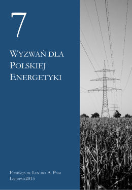 wyzwań dla polskiej energetyki