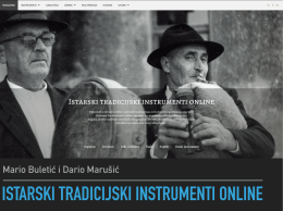 Istarski tradicijski instrumenti online