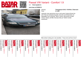 Passat VW Variant - Comfort 1.9