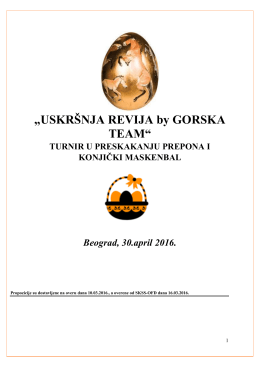 preuzmite u pdf formatu - Savez za Konjički sport Srbije