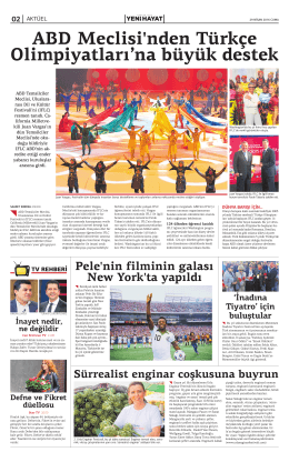 ABD Meclisi`nden Türkçe Olimpiyatları`na büyük destek