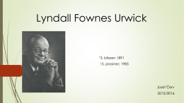 Lyndall Fownes Urwick