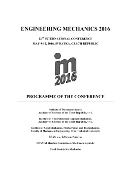 Programme - Engineering Mechanics
