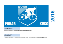 výsledky Poháru KVSC v MTB 2016 po 2. závodě