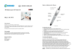 3D tiskové pero X4 Tools 2.0 Obj. č. 141 39 51