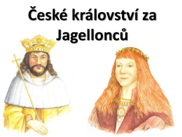České země za Jagellonců