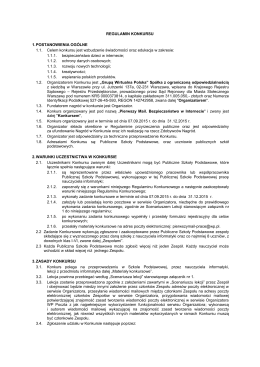 Regulamin - Szkoła Podstawowa nr 14 w Przemyślu