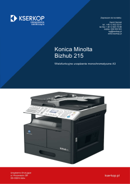 Konica Minolta bizhub 215