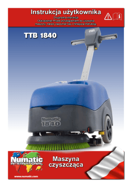 maszyna do sprzątania Numatic TTB1840