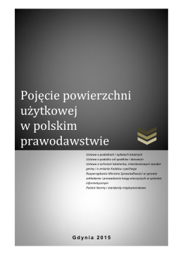 Pojęcie powierzchni użytkowej w polskim prawodawstwie