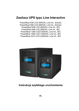 Zasilacz UPS typu Line Interactive