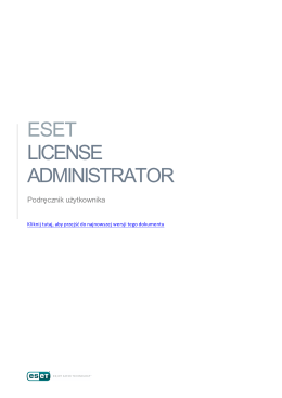 2. Narzędzie ESET License Administrator