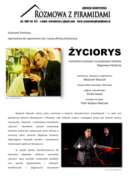 Monodram Życiorys – oferta spektaklu – pdf