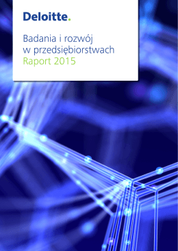 Badania i rozwój w przedsiębiorstwach Raport 2015