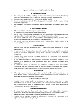 Regulamin realizacji bonu z okazji 7. urodzin EasyGo.pl §1