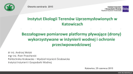 Prezentacja - Instytut Ekologii Terenów Uprzemysłowionych