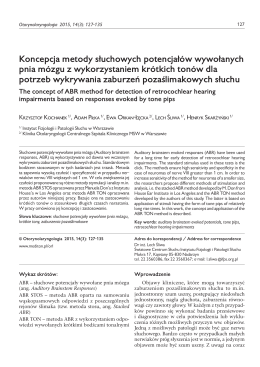 full version PDF - Otorynolaryngologia